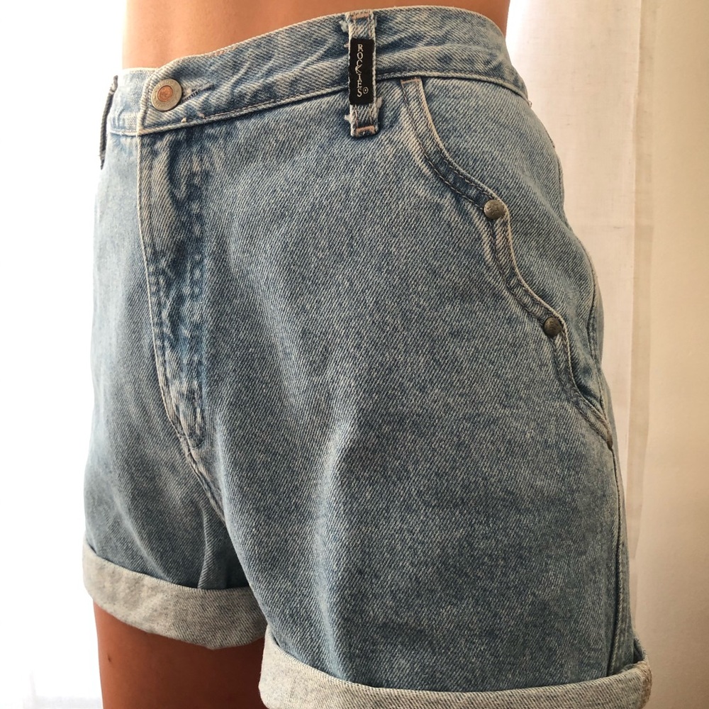 Vintage Rockies high waisted shorts